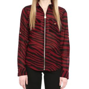 Michael KORS Tiger stripe blouse